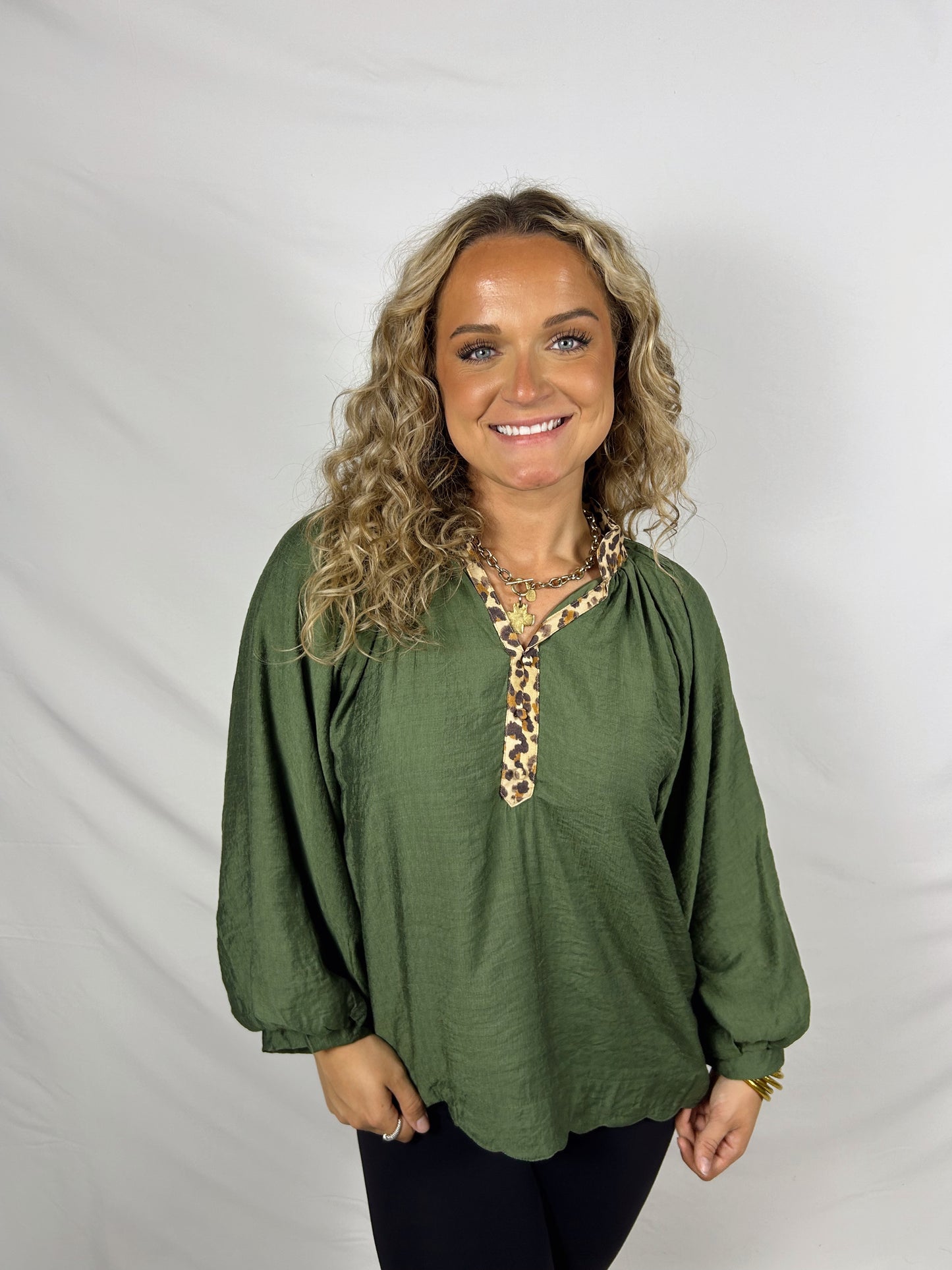 Wild Olive Blouse