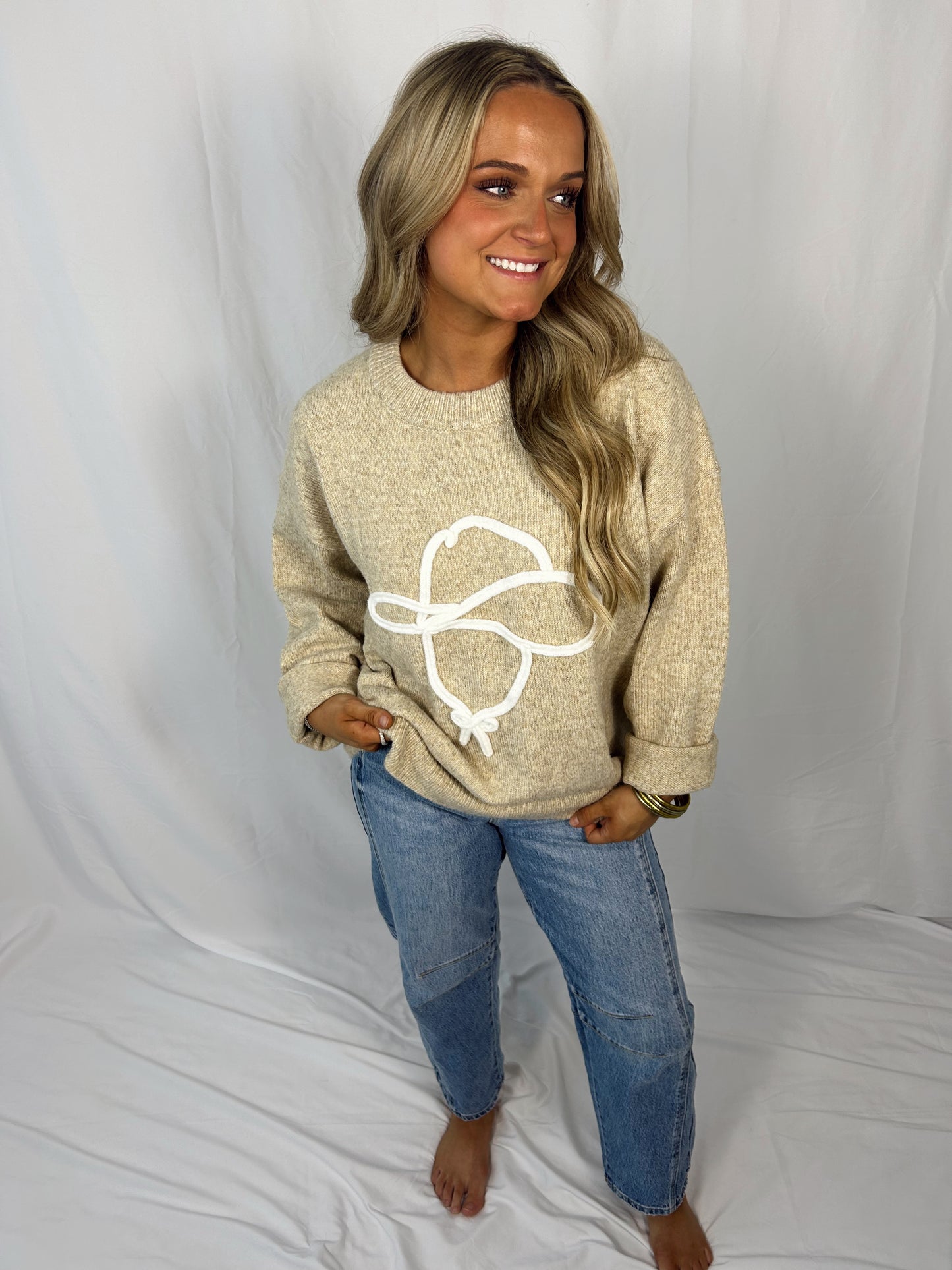 Cowgirl Cozy Knit Sweater