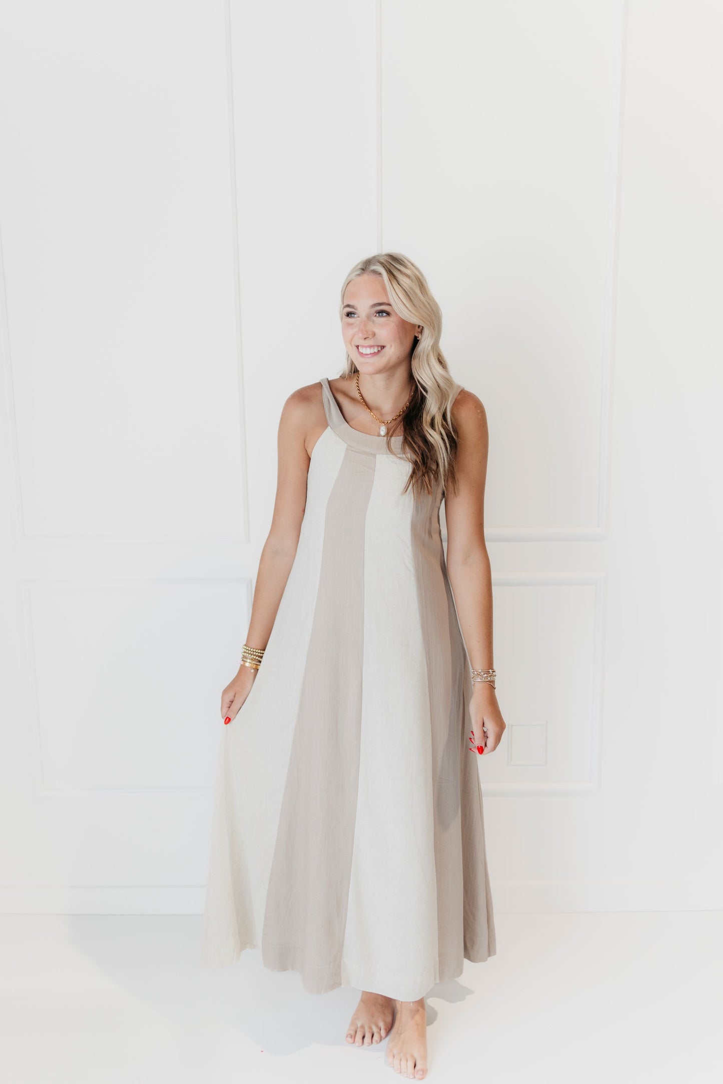 Klesis - The Isla Maxi Dress - Taupe