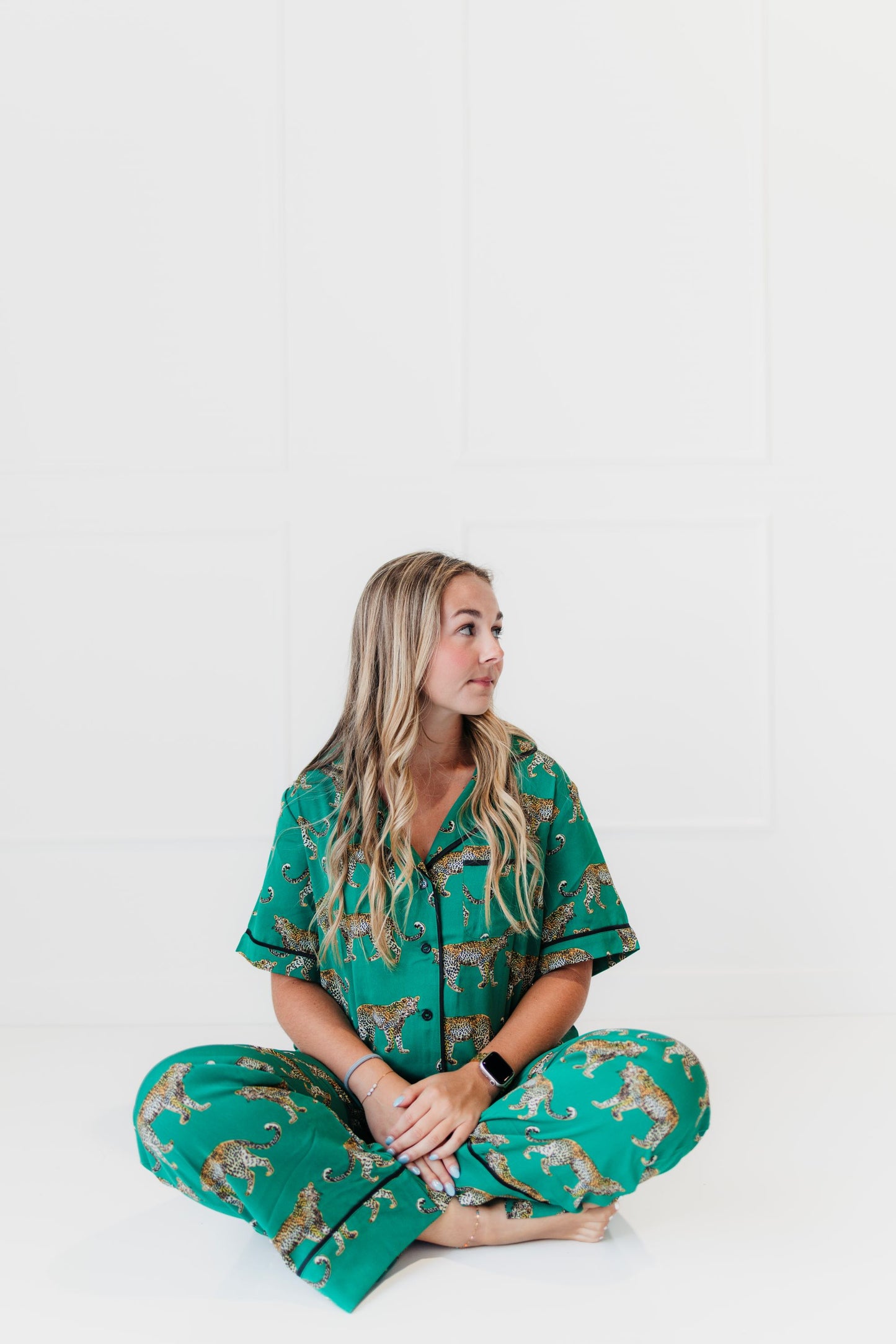 Cozy in Cheetah Pajama Set