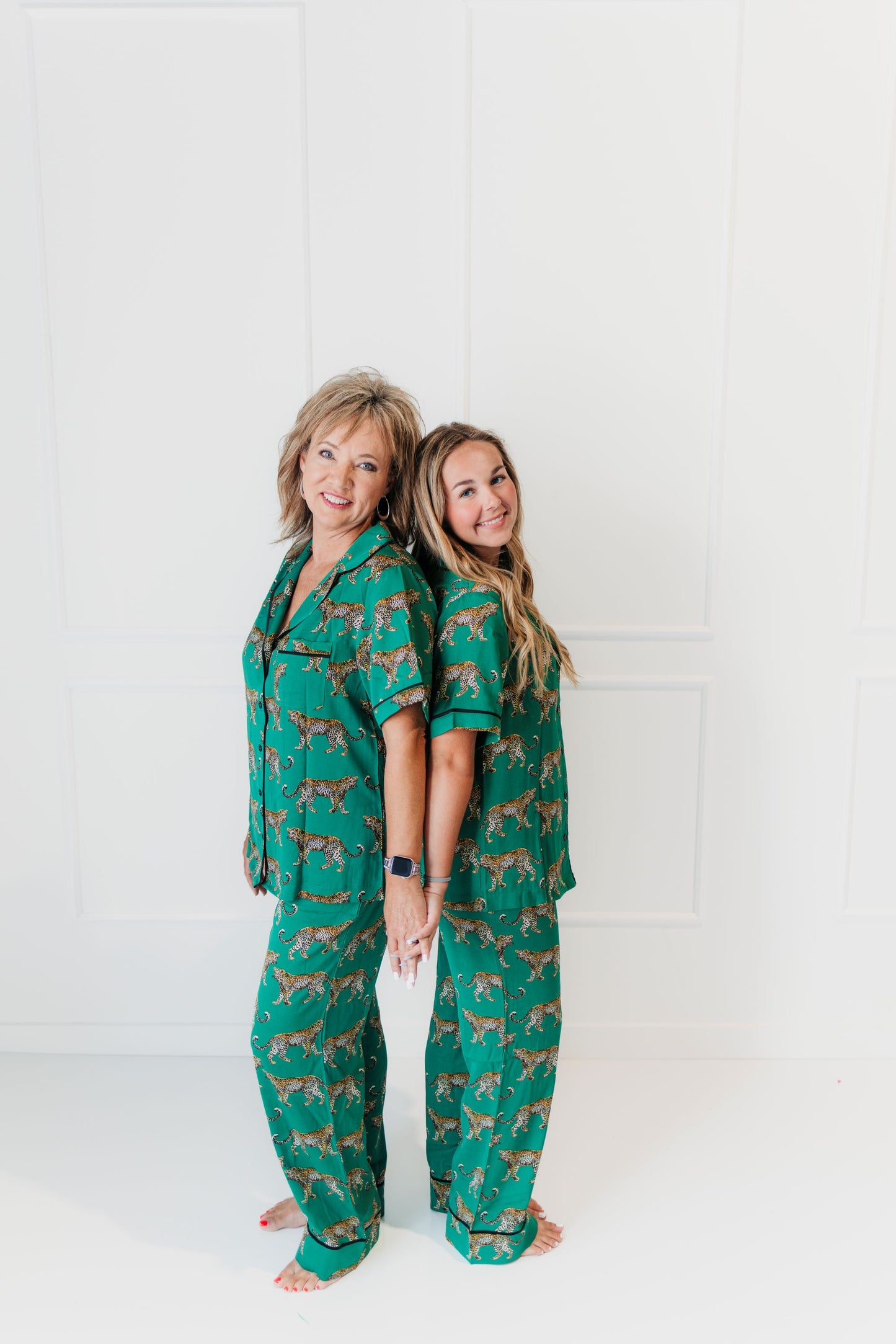 Cozy in Cheetah Pajama Set