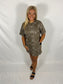 Leopard Print Suede Mini