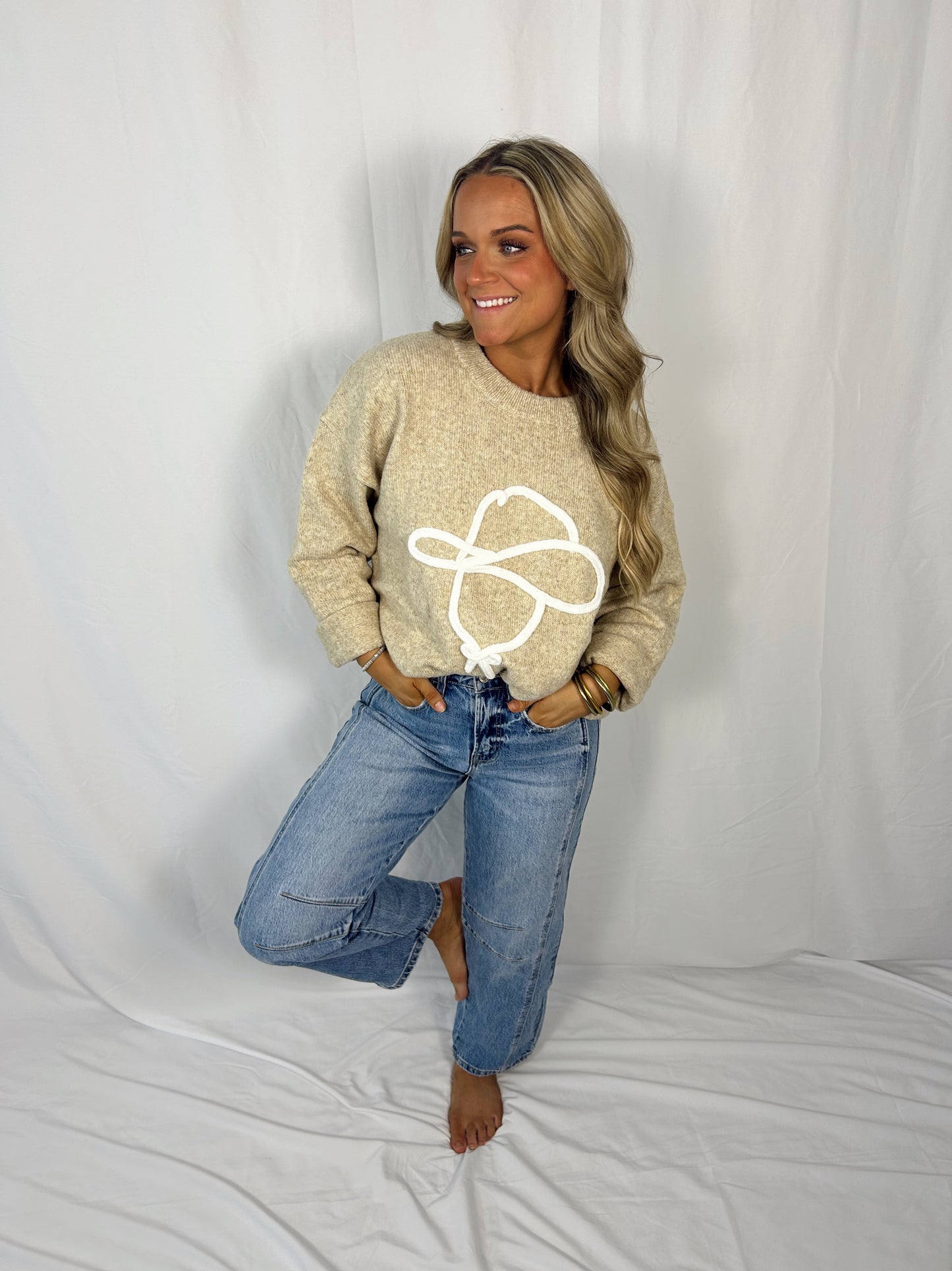 Cowgirl Cozy Knit Sweater