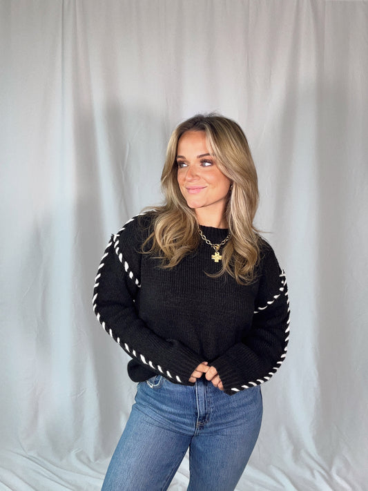 The Midnight Stitch Sweater