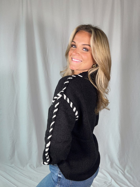 The Midnight Stitch Sweater