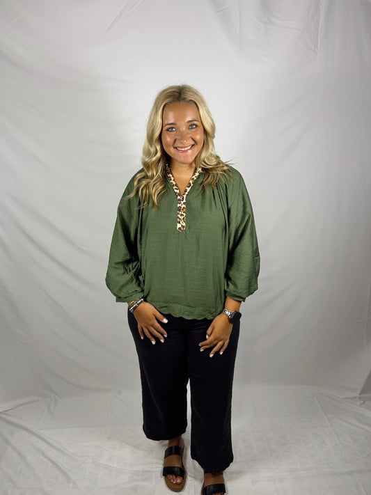 Wild Olive Blouse