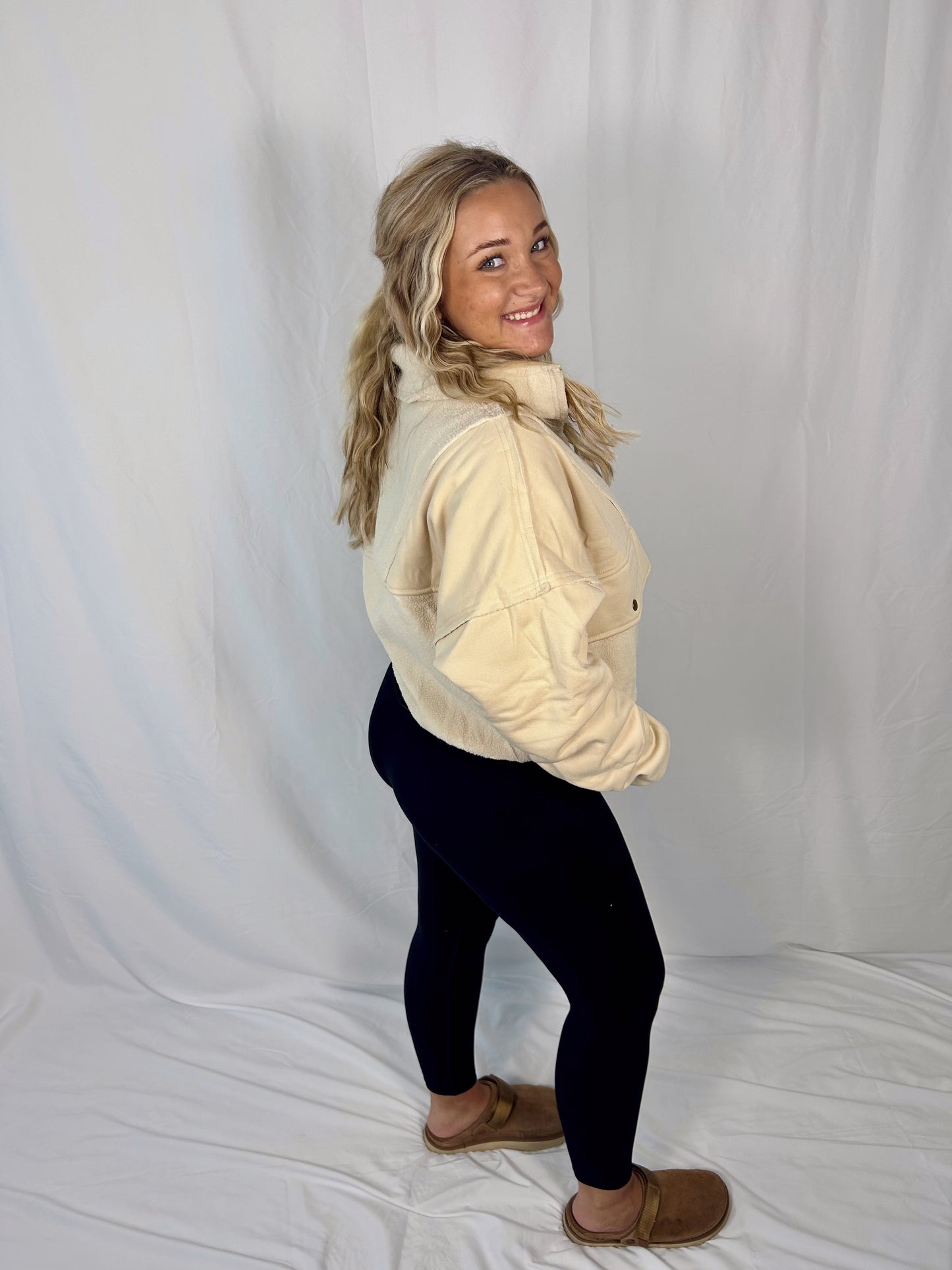 Carter Pullover: Cream