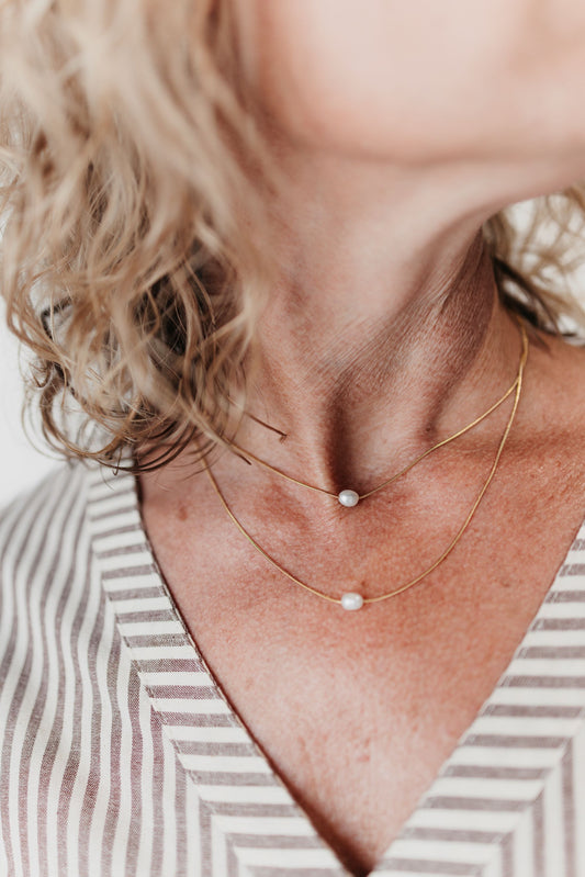 CHANSUTTPEARLS - DOUBLE PEARL NECKLACE