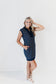 Easy Does It Navy Mini Dress