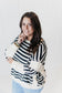 BUCKETLIST - Striped Oversized Sweatshirt
