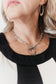 CHANSUTTPEARLS - LARGE OPEN HEART NECKLACE - SILVER