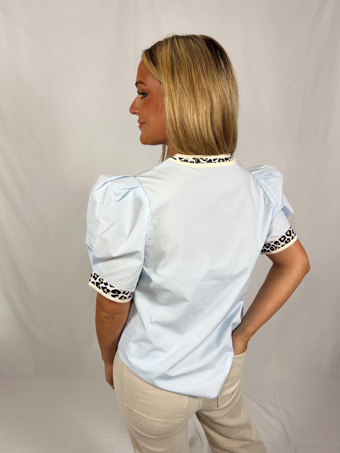 Wild Elegance Puff Sleeve Blouse