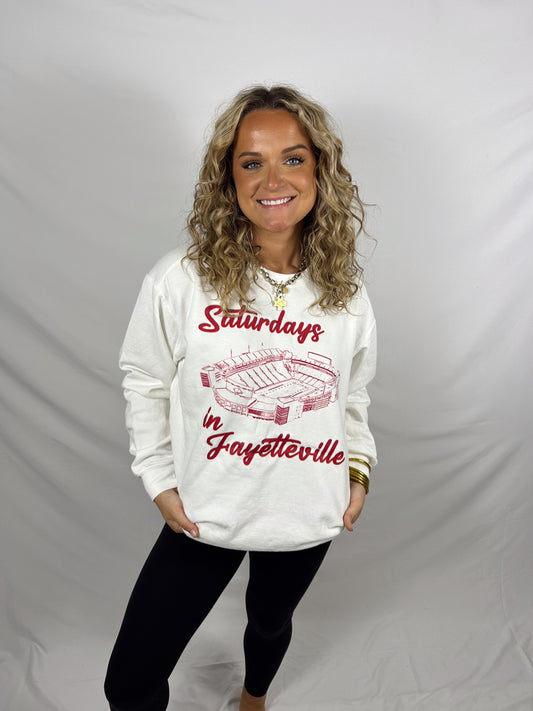 Saturday's in Fay Sweatshirt